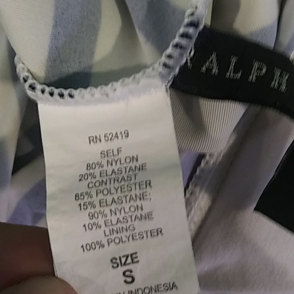 Ralph lauren S tankini stripe top red/white/blue - Picture 5 of 5